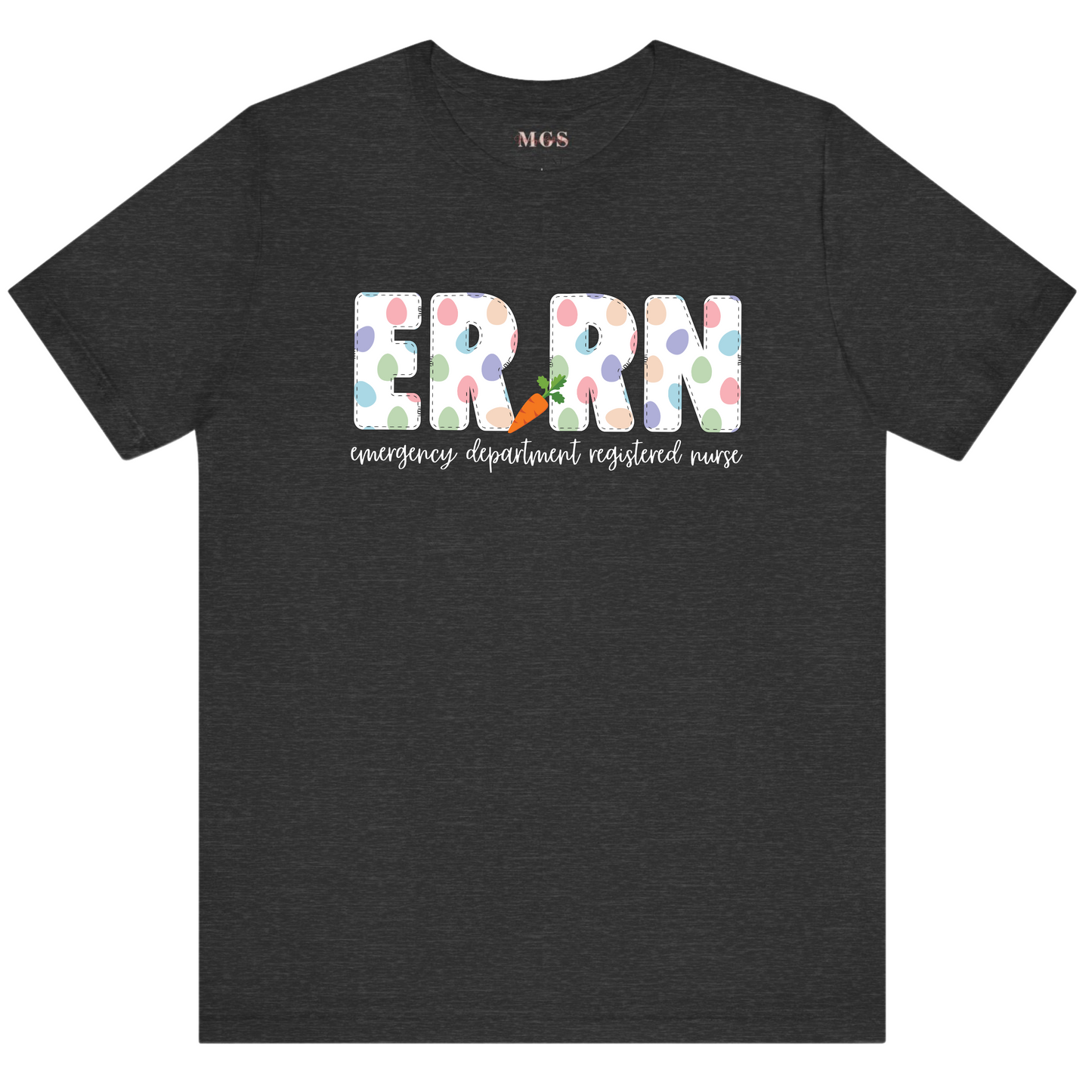 Emergency Department RN Easter Tee – Festive Healthcare Shirt for ER Registered Nurses