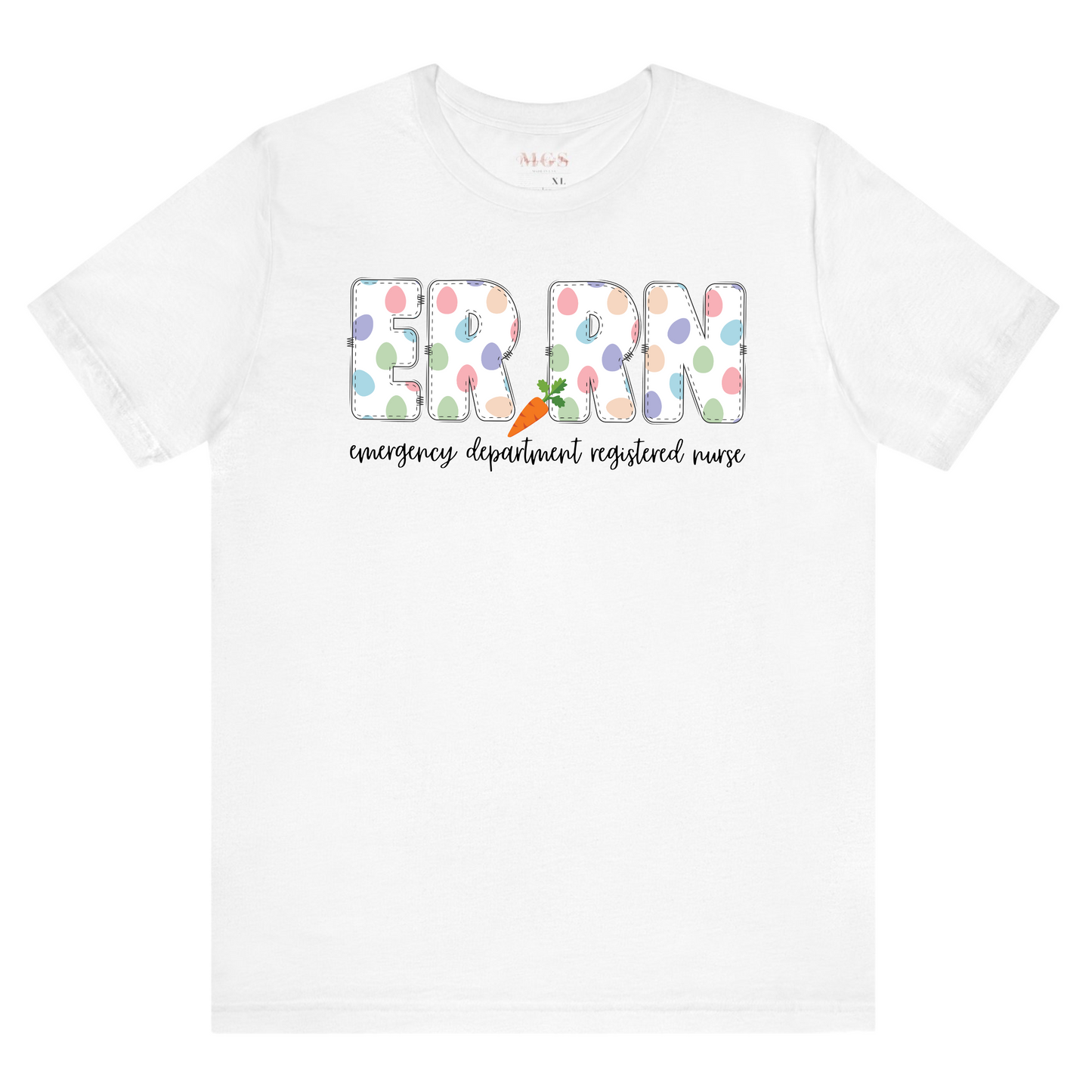 Emergency Department RN Easter Tee – Festive Healthcare Shirt for ER Registered Nurses