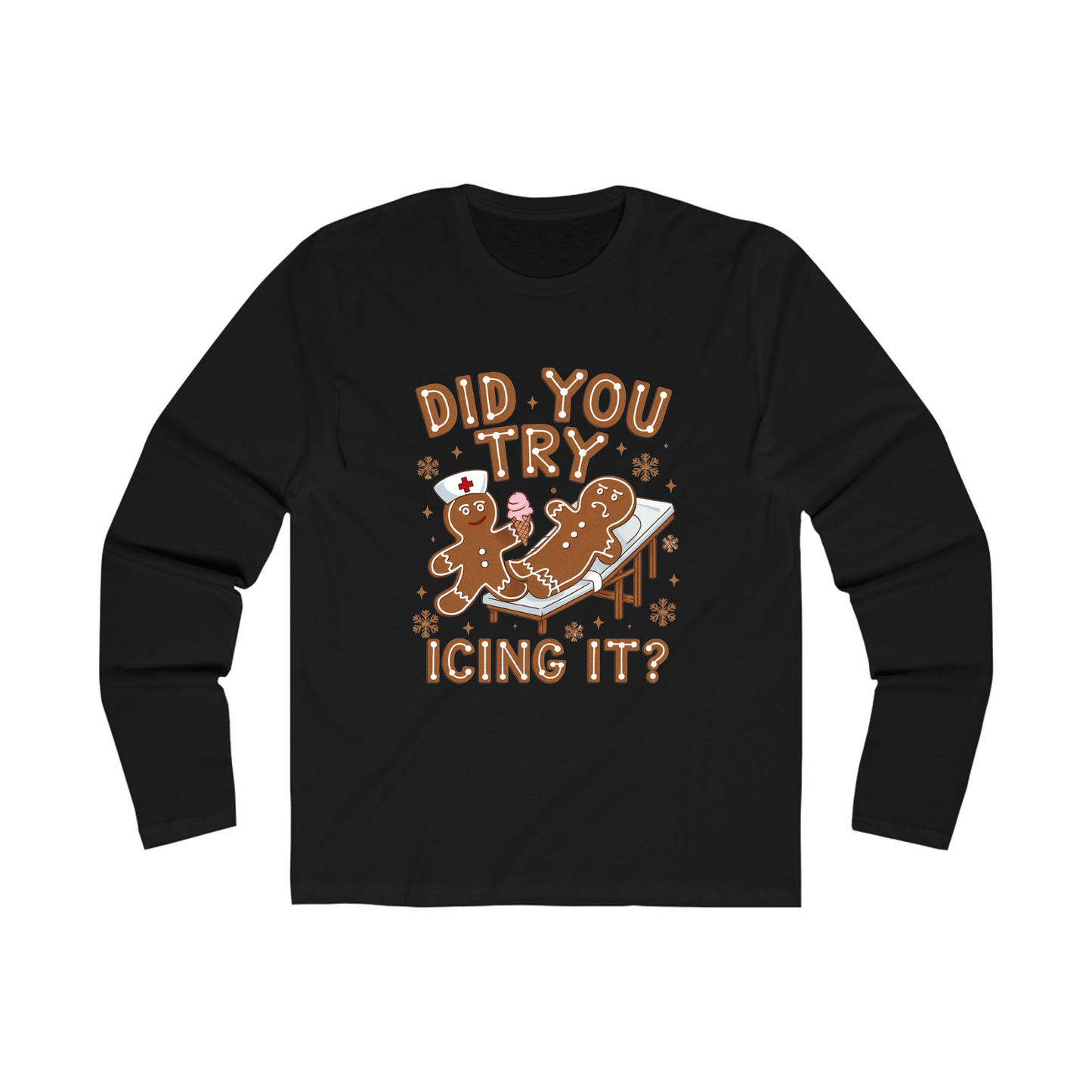 Did You Try Icing It? Shirt – Funny Nurse Tee for Healthcare Workers, Physical Therapists & Medical Staff | Sarcastic Medical Humor Gift