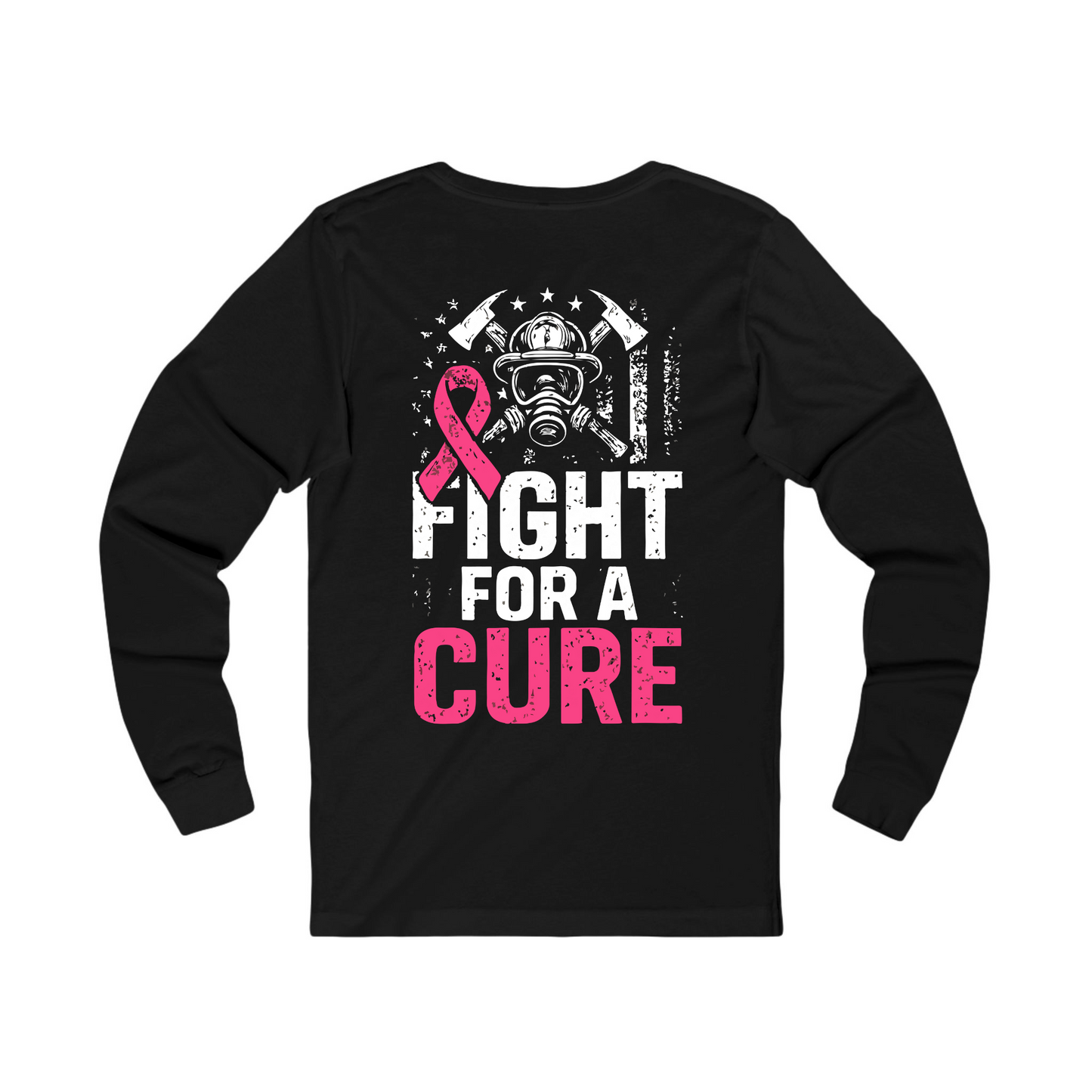 Pink Ribbon Nurse Flag Shirt – Breast Cancer Awareness Distressed American Flag Tee