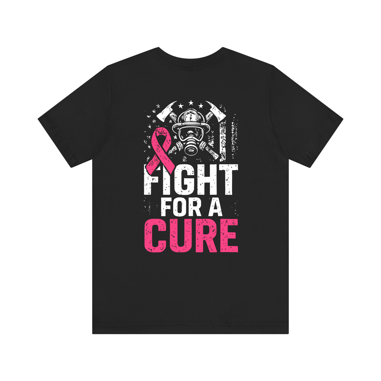 Pink Ribbon Nurse Flag Shirt – Breast Cancer Awareness Distressed American Flag Tee