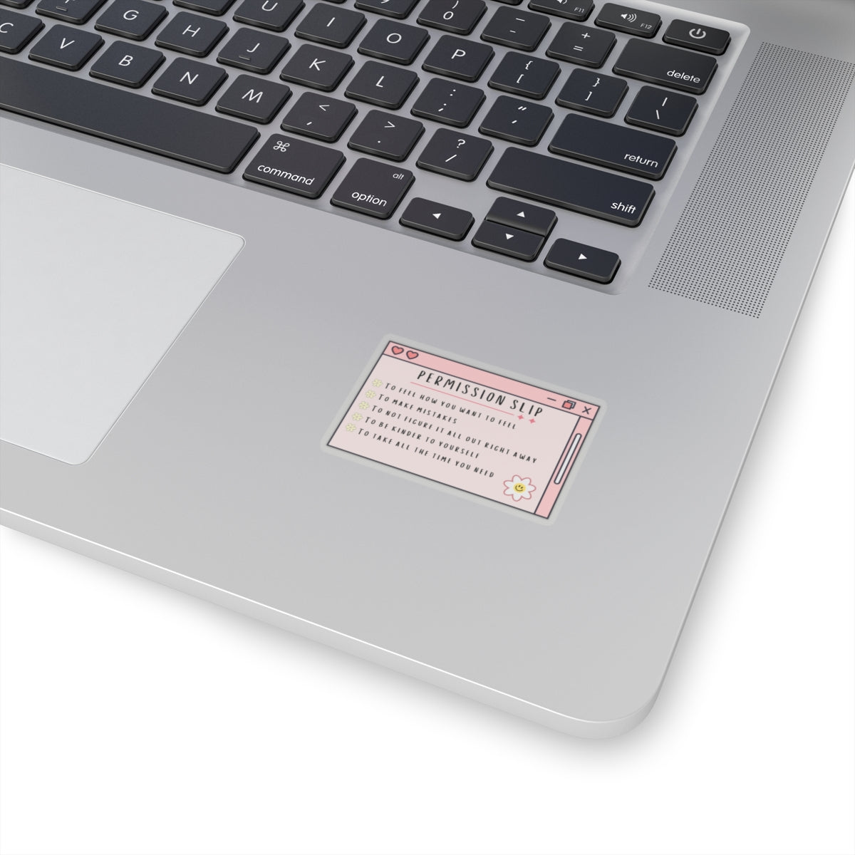 Permission Slip Mental Health Die-Cut Stickers – Supportive & Inspirational Healthcare Decals