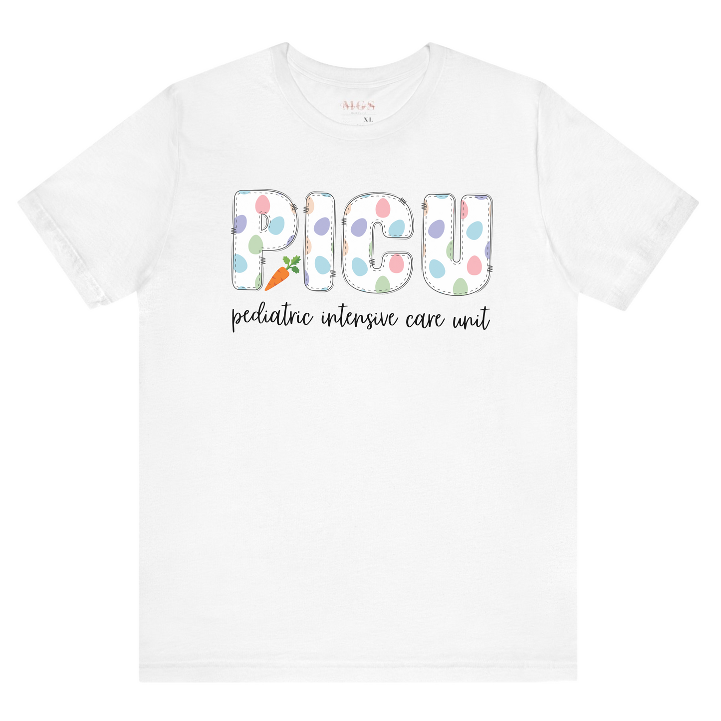 Pediatric Intensive Care Unit (PICU) Easter Tee – Festive Healthcare Shirt for PICU Nurses & Staff