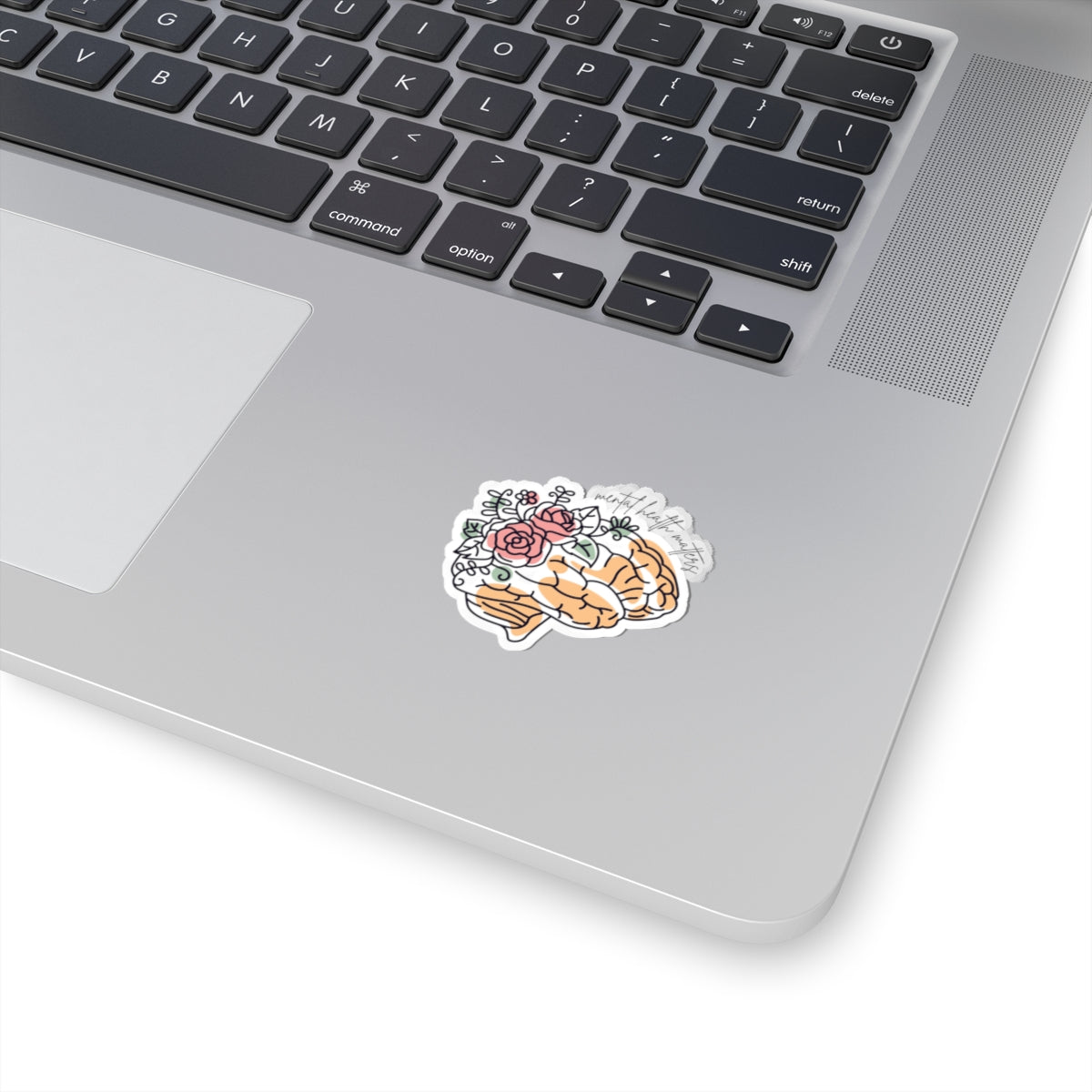 Mental Health Matters Brain Die-Cut Sticker