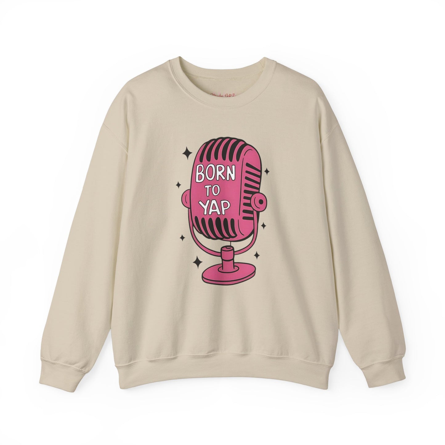 Born to Yap Heavy Blend™ Women’s Crewneck Sweatshirt – Fun & Cozy Healthcare Apparel for Women