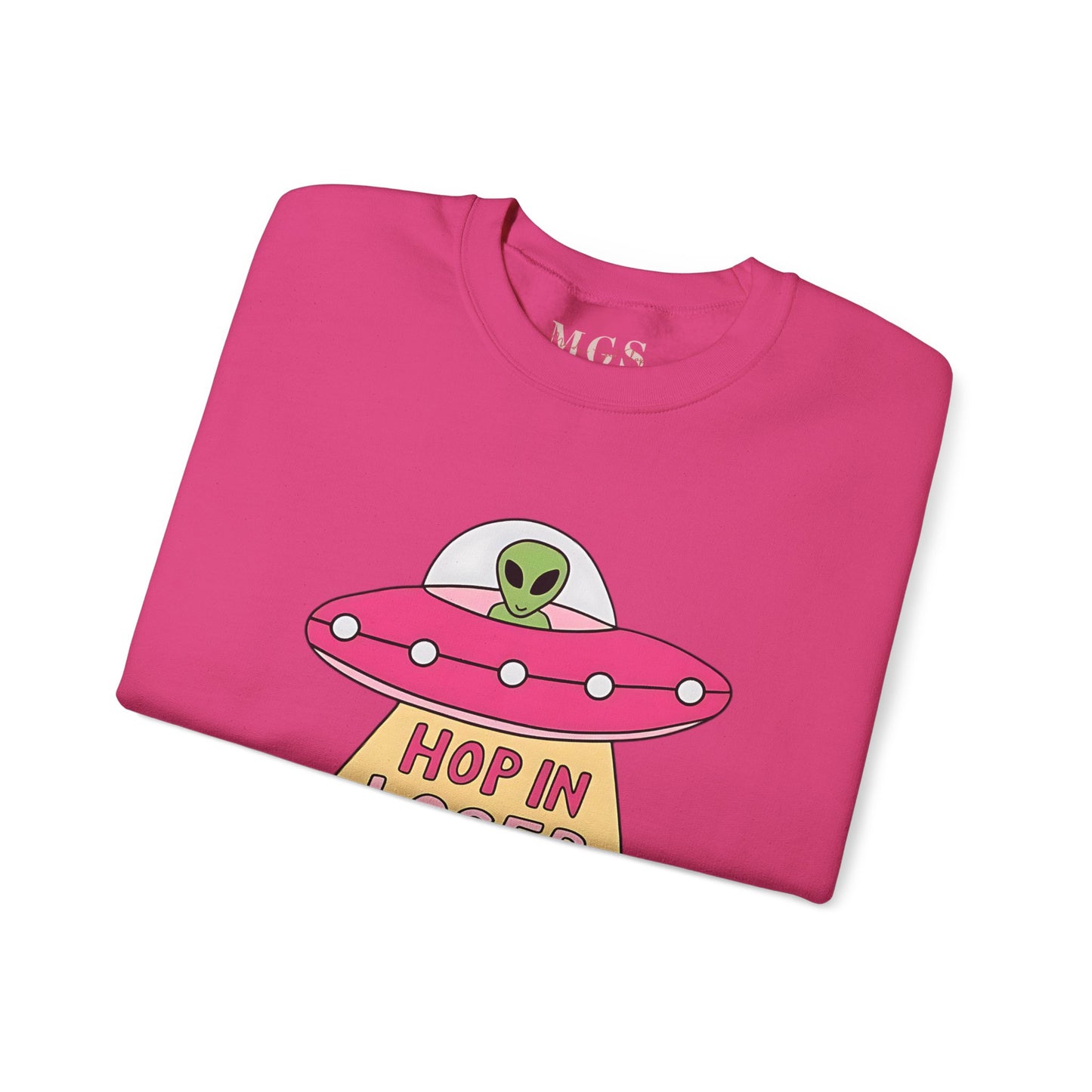Hop in Bestie, We’re Going Insane Heavy Blend™ Crewneck Sweatshirt – Funny & Cozy Healthcare Apparel