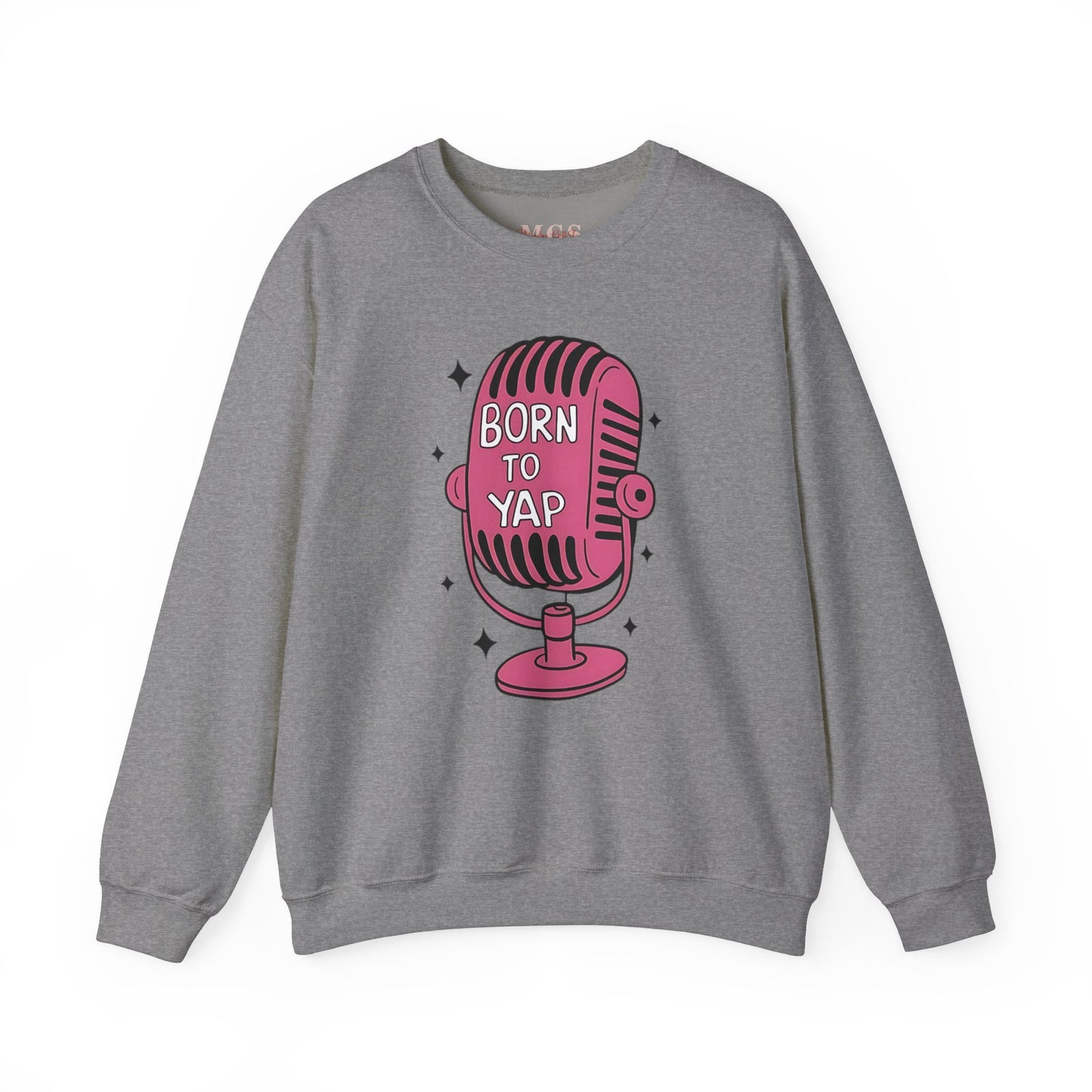 Born to Yap Heavy Blend™ Women’s Crewneck Sweatshirt – Fun & Cozy Healthcare Apparel for Women