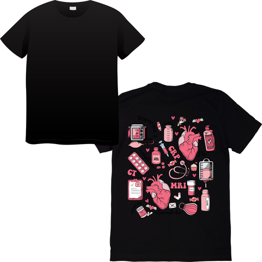 Cardiac Nurse Valentine’s Day T-Shirt – Heartfelt Healthcare Apparel for Nurses