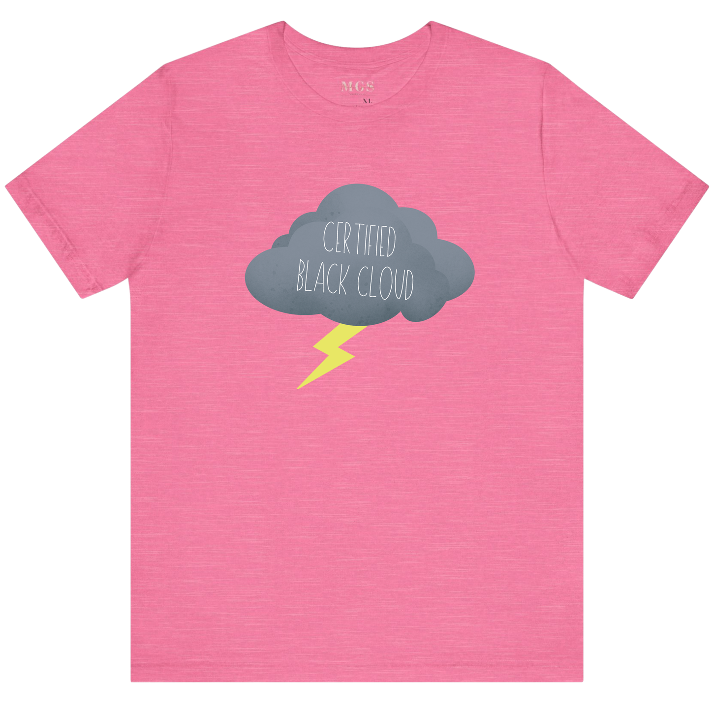 Certified Black Cloud Unisex Adult T-Shirt – Bold & Edgy Healthcare Apparel