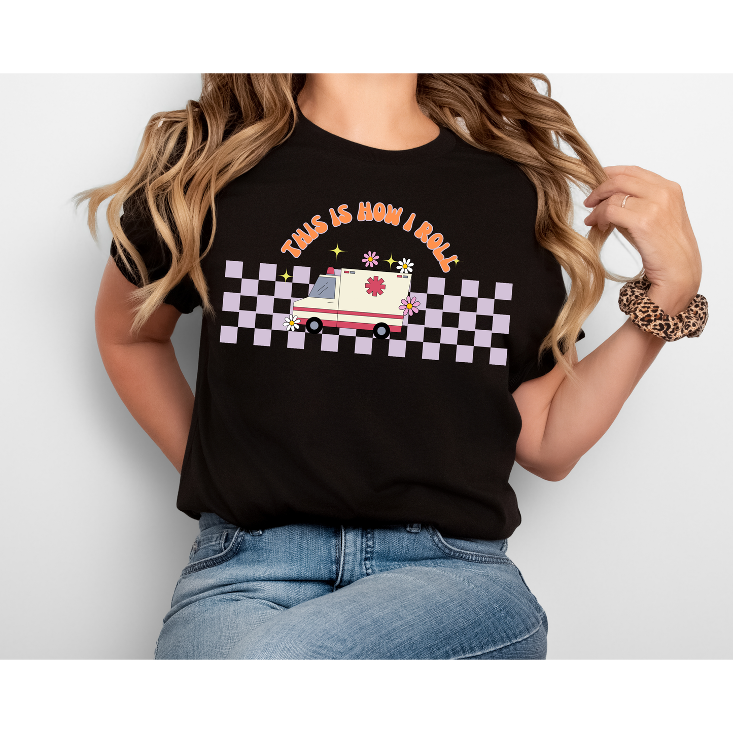 This Is How I Roll Women’s EMS T-Shirt – Fun & Proud Paramedic Apparel for Women