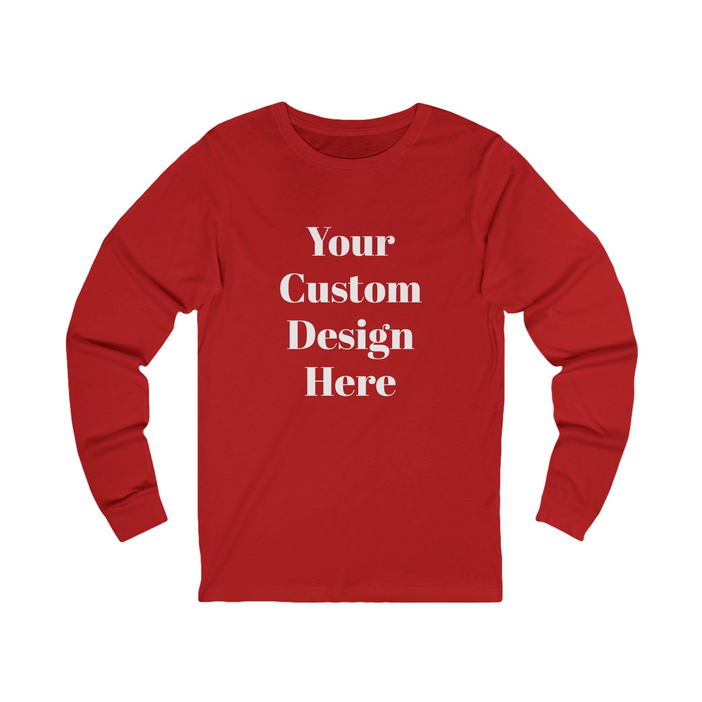 Custom Adult Unisex Bella + Canvas Long Sleeve Tee