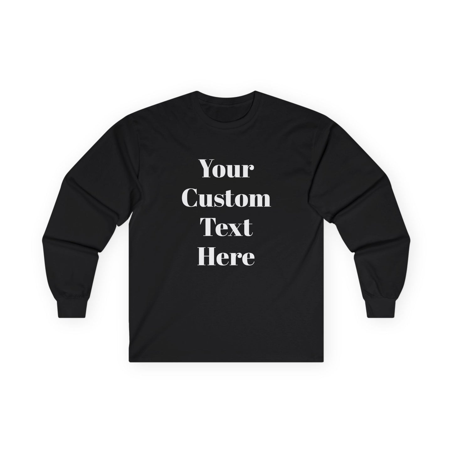 Custom Adult Unisex Gildan Ultra Cotton Long Sleeve Tee