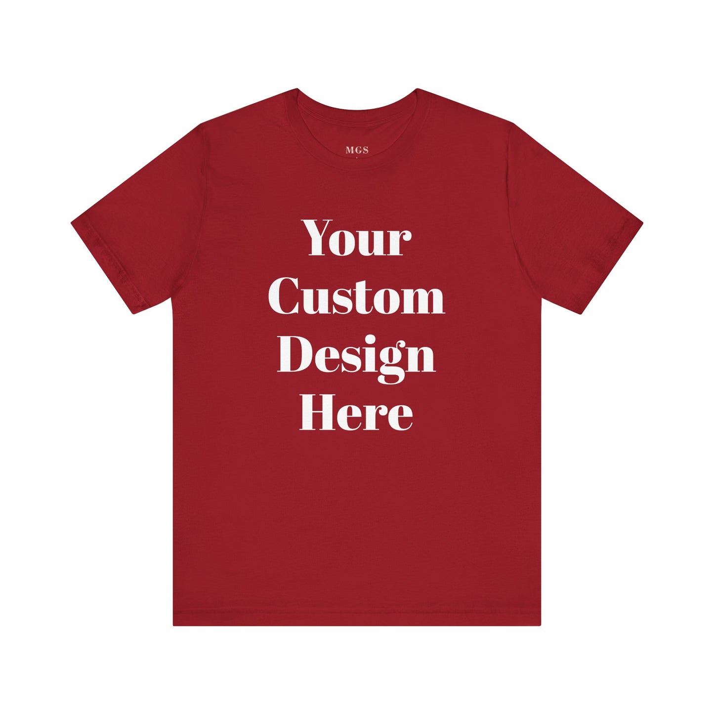Custom Adult Unisex Bella + Canvas 3001 Tee