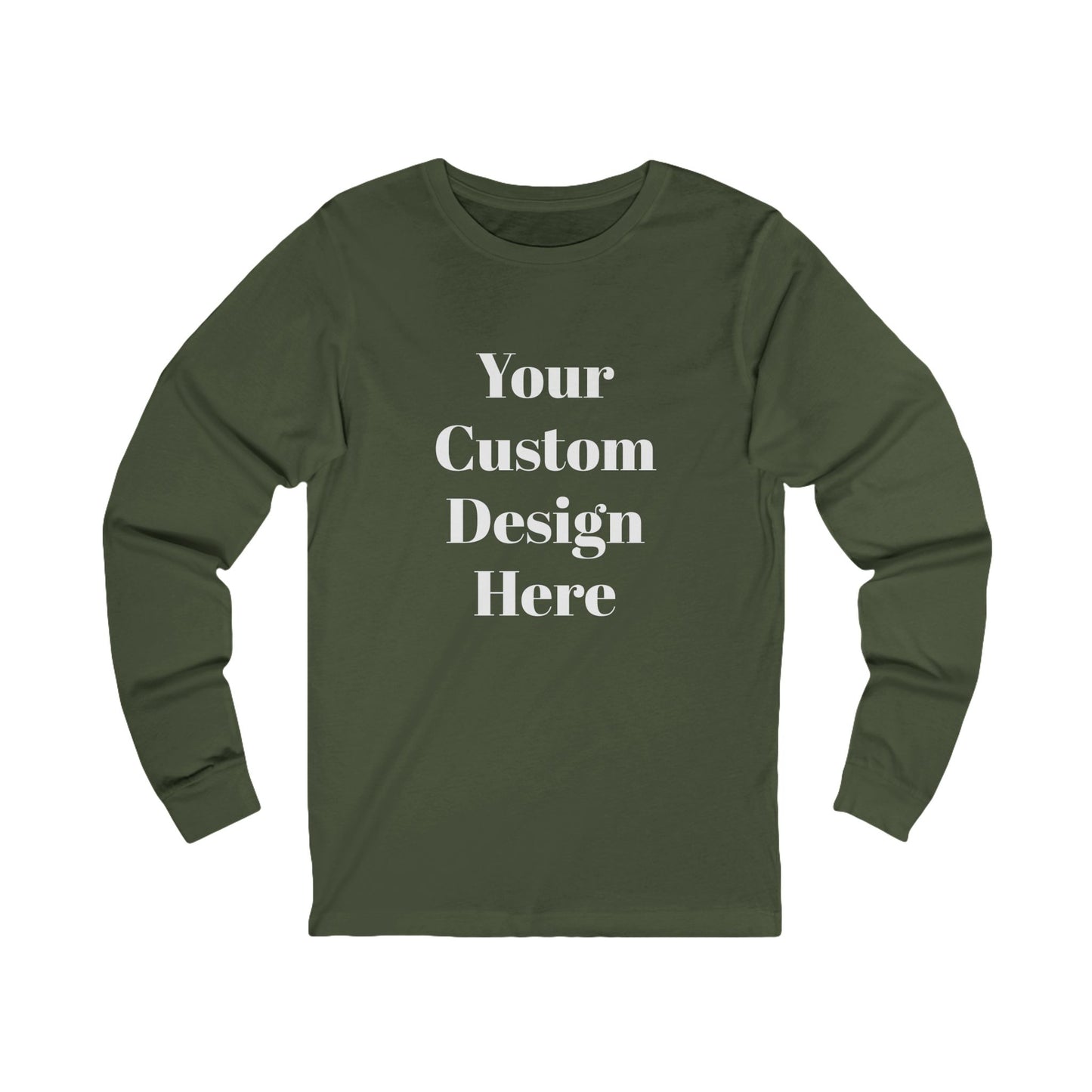 Custom Adult Unisex Bella + Canvas Long Sleeve Tee