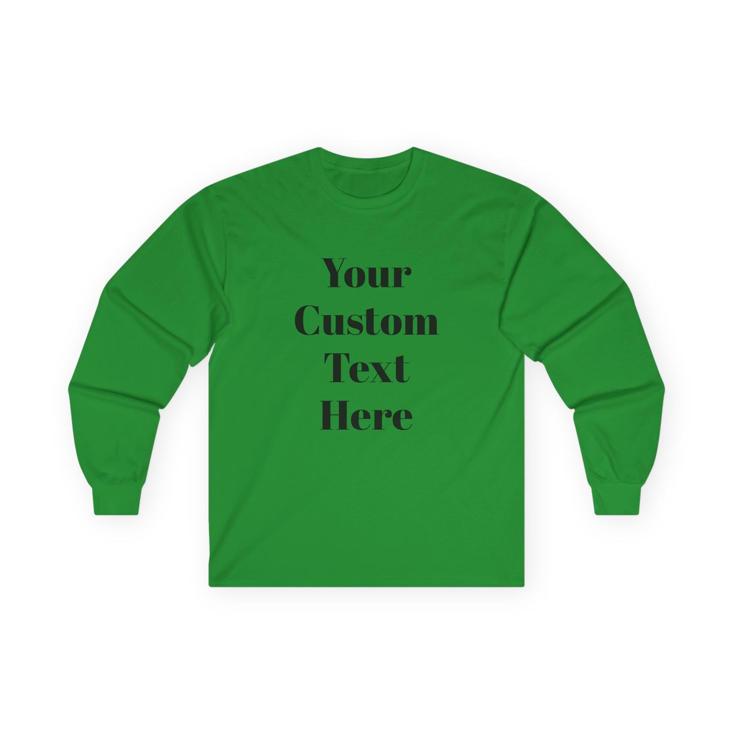 Custom Adult Unisex Gildan Ultra Cotton Long Sleeve Tee
