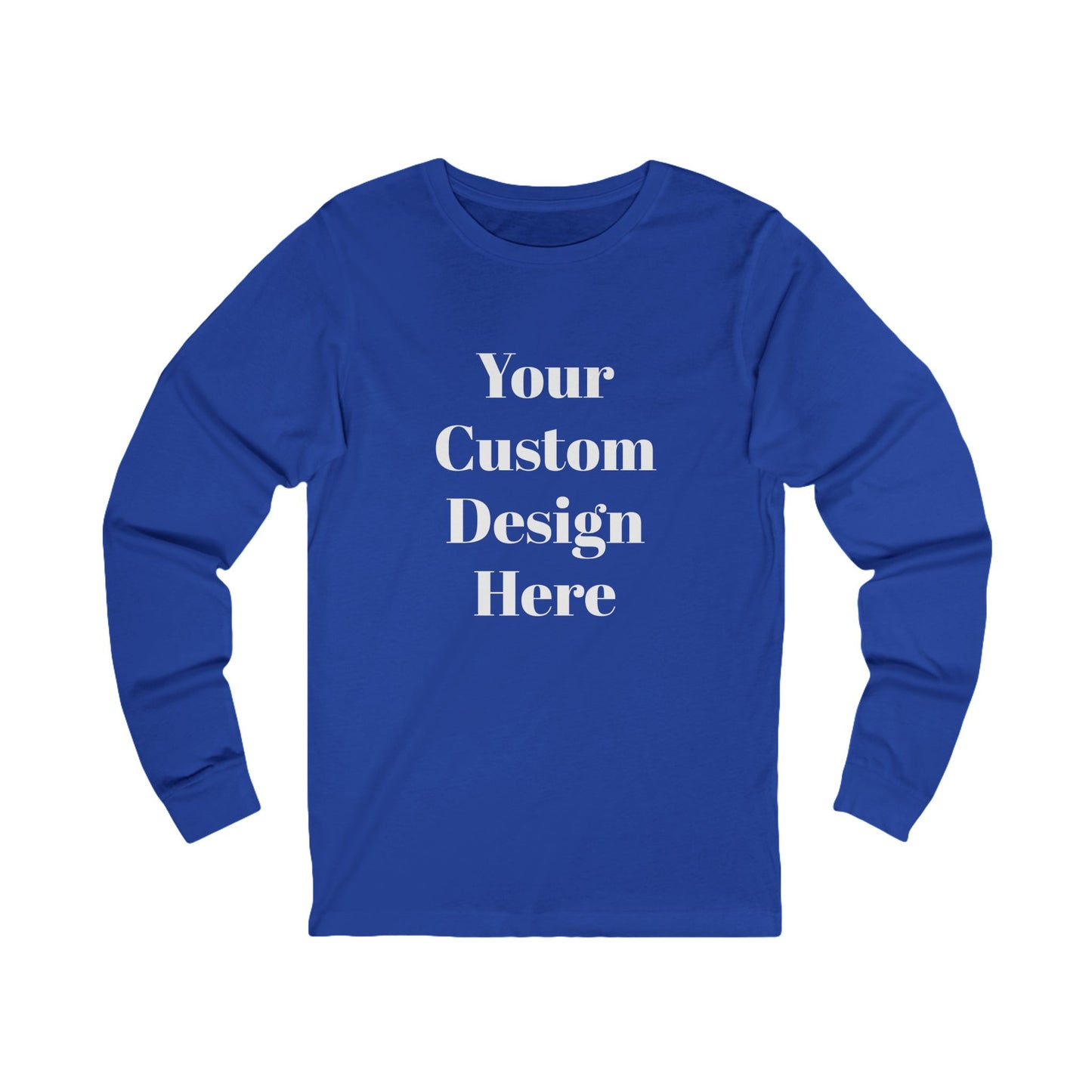 Custom Adult Unisex Bella + Canvas Long Sleeve Tee