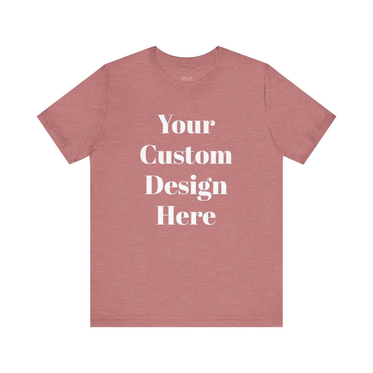 Custom Adult Unisex Bella + Canvas 3001 Tee