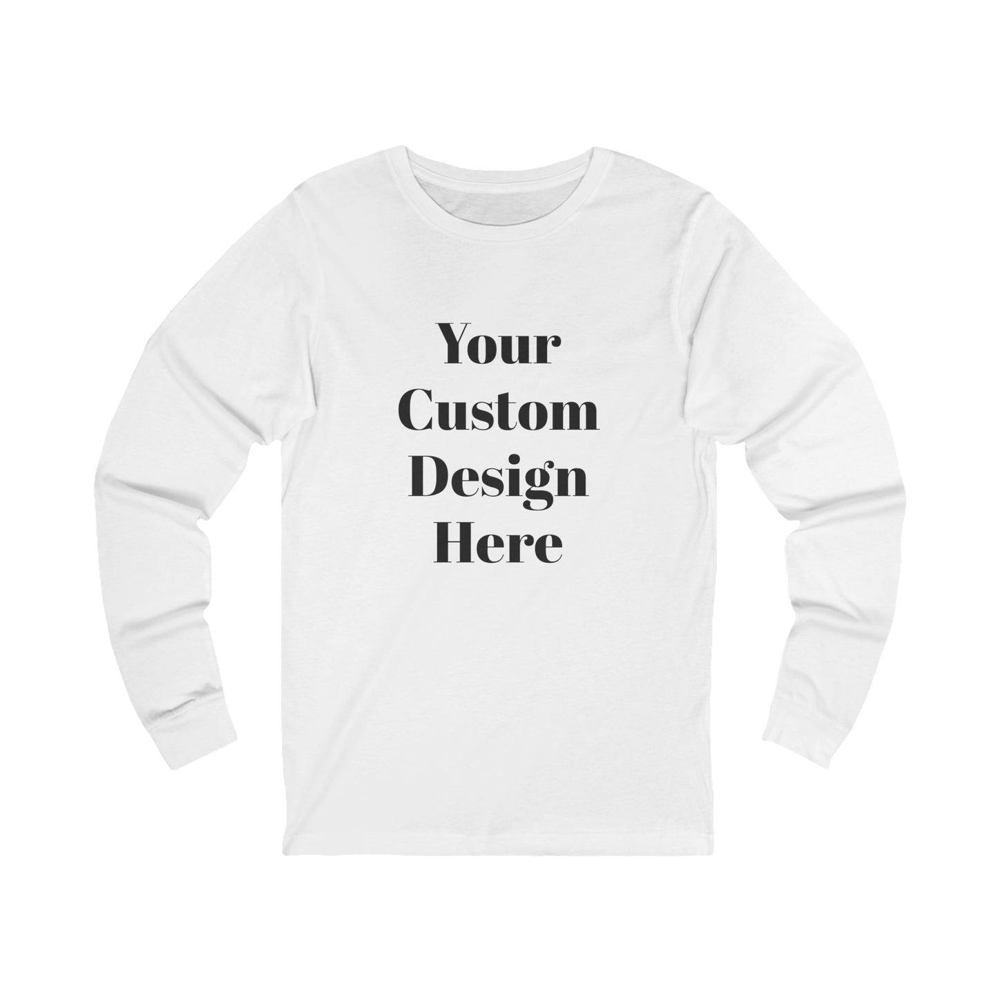 Custom Adult Unisex Bella + Canvas Long Sleeve Tee