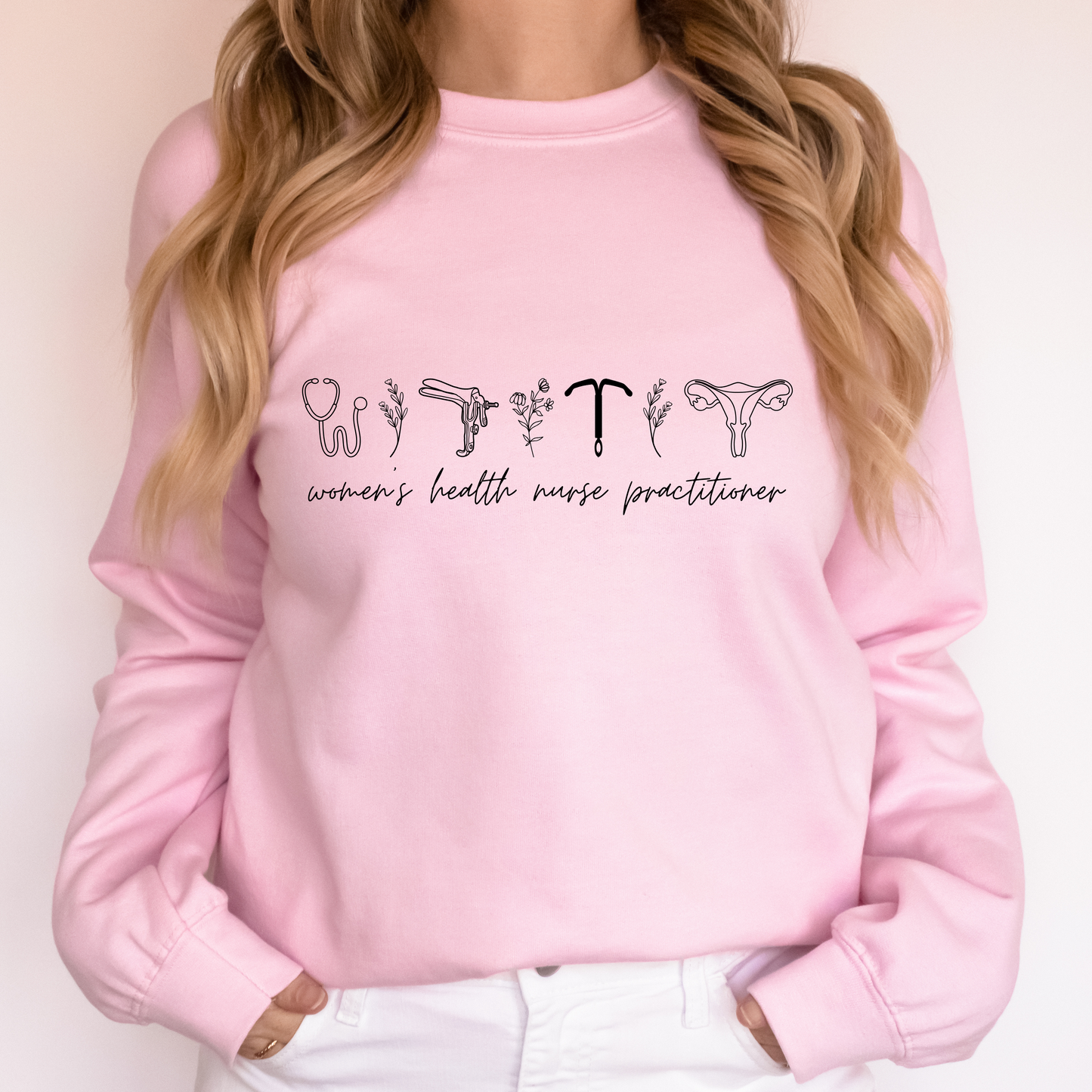Women's Health Nurse Practitioner Crewneck Sweatshirt for Women – Cozy Medical Pullover for Obstetricians & Gynecologists (Copy)