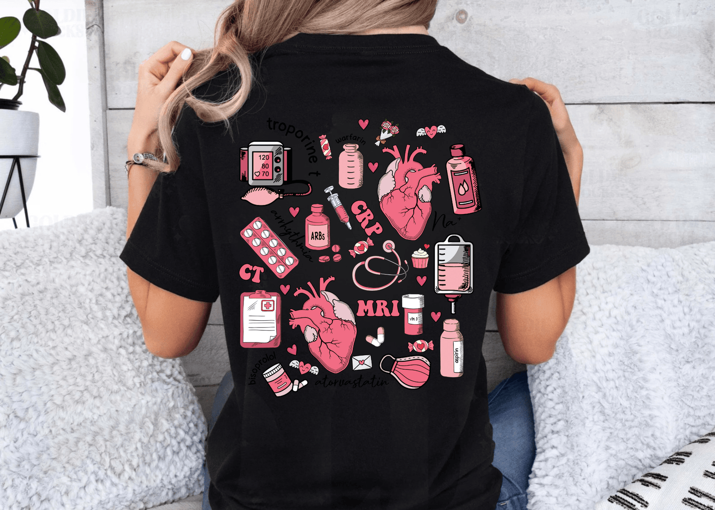 Cardiac Nurse Valentine’s Day T-Shirt – Heartfelt Healthcare Apparel for Nurses