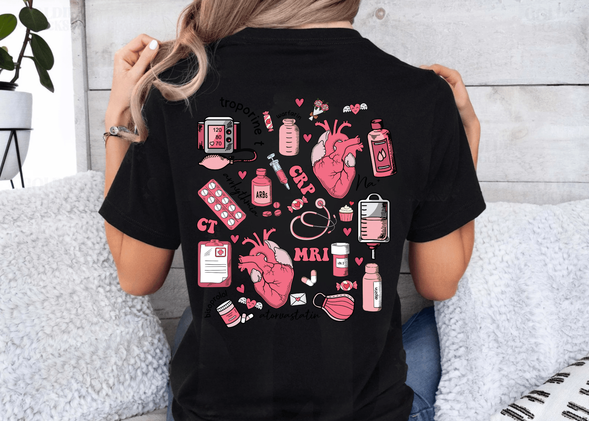 Cardiac Nurse Valentine’s Day T-Shirt – Heartfelt Healthcare Apparel for Nurses