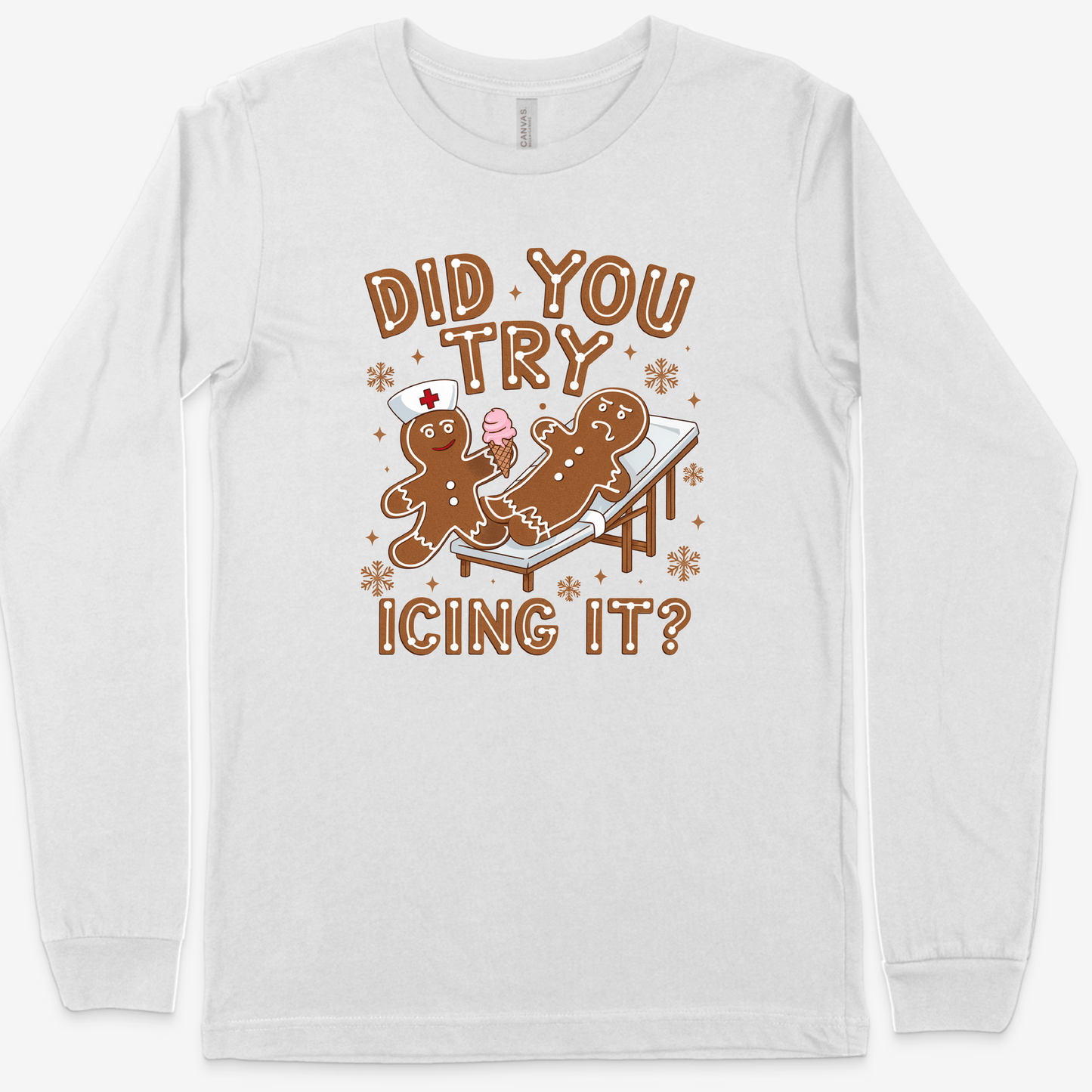 Did You Try Icing It? Shirt – Funny Nurse Tee for Healthcare Workers, Physical Therapists & Medical Staff | Sarcastic Medical Humor Gift