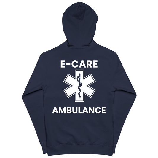 E-Care Full Zip Hoodie Navy