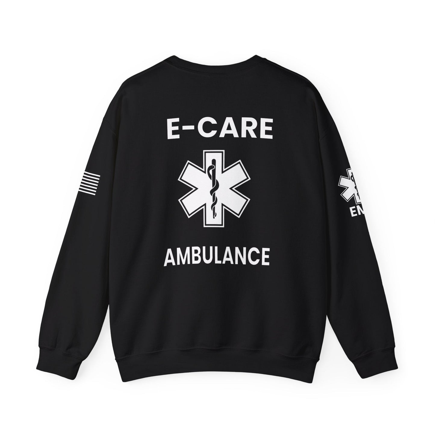 E-Care Pullover Crewneck Sweater Black