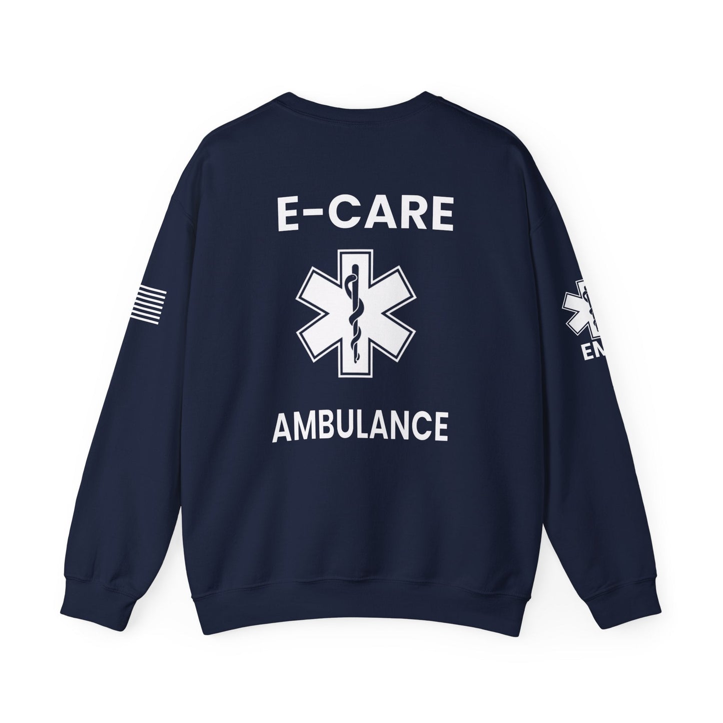 E-Care Pullover Crewneck Sweater Navy