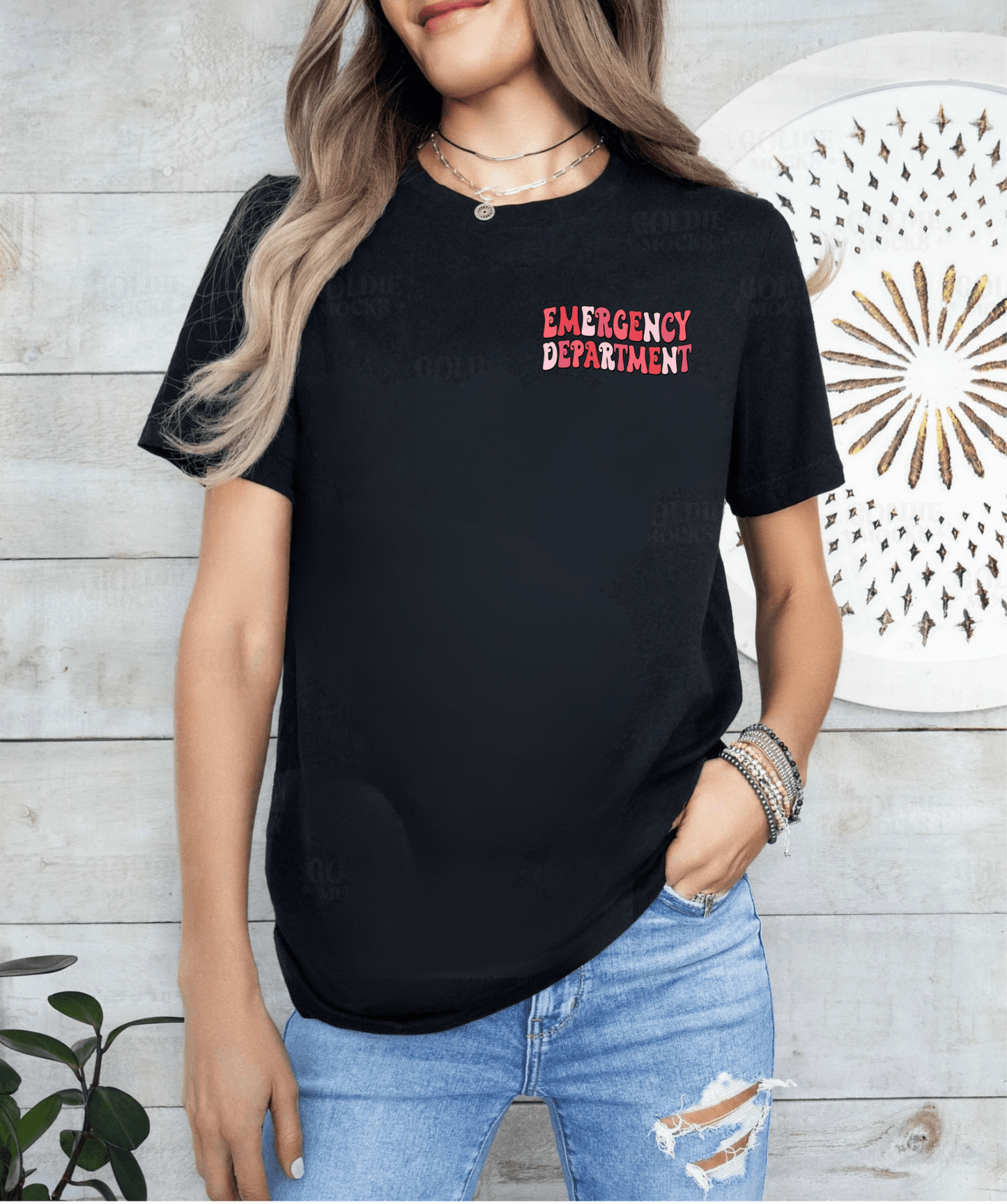 Emergency Department Nurse Valentine’s Day Tee – Proud & Caring Healthcare Apparel for ED Nurses