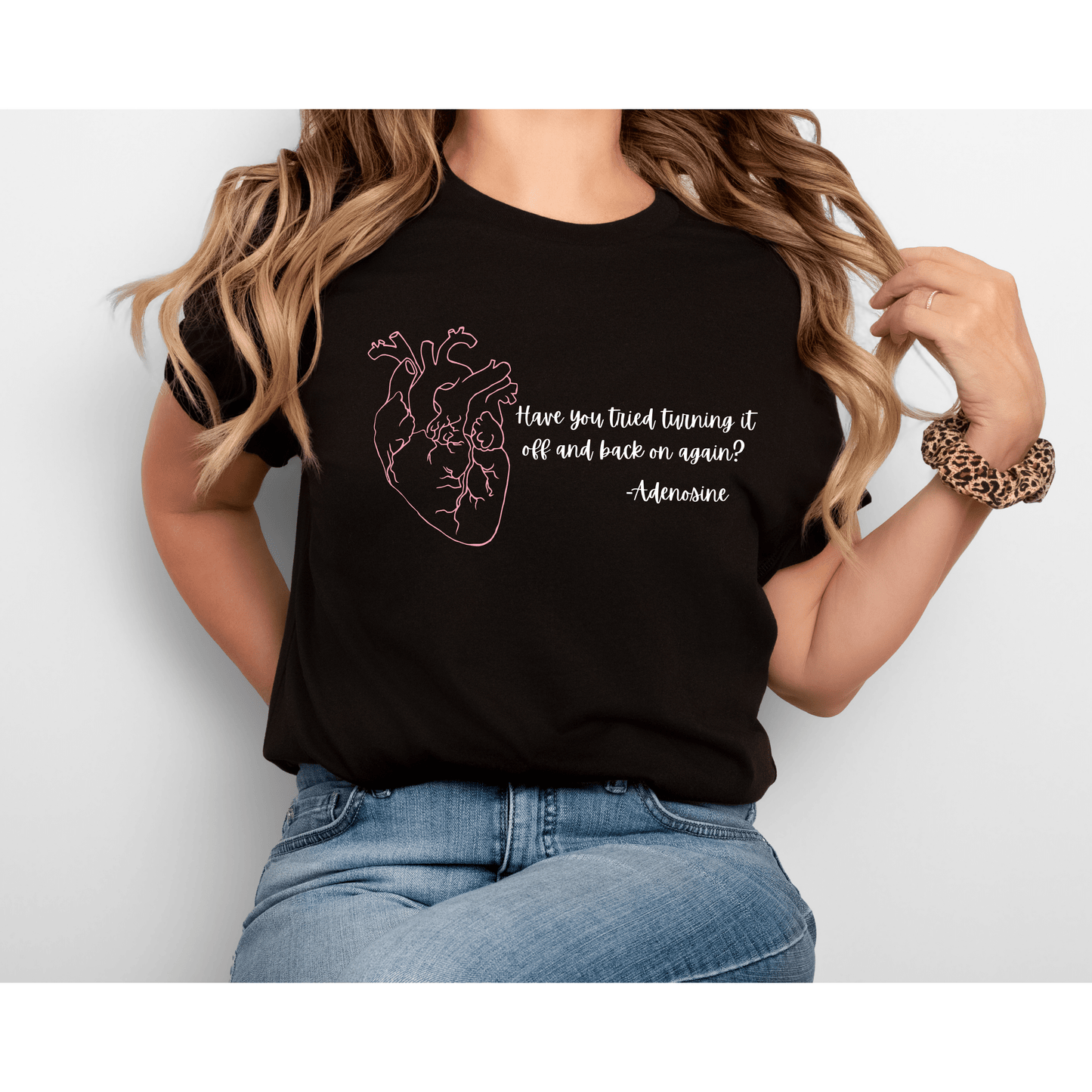 Have You Tried Turning It Off and Back On Again? Nurse/EMS T-Shirt – Funny Healthcare Apparel for Medical Professionals Black