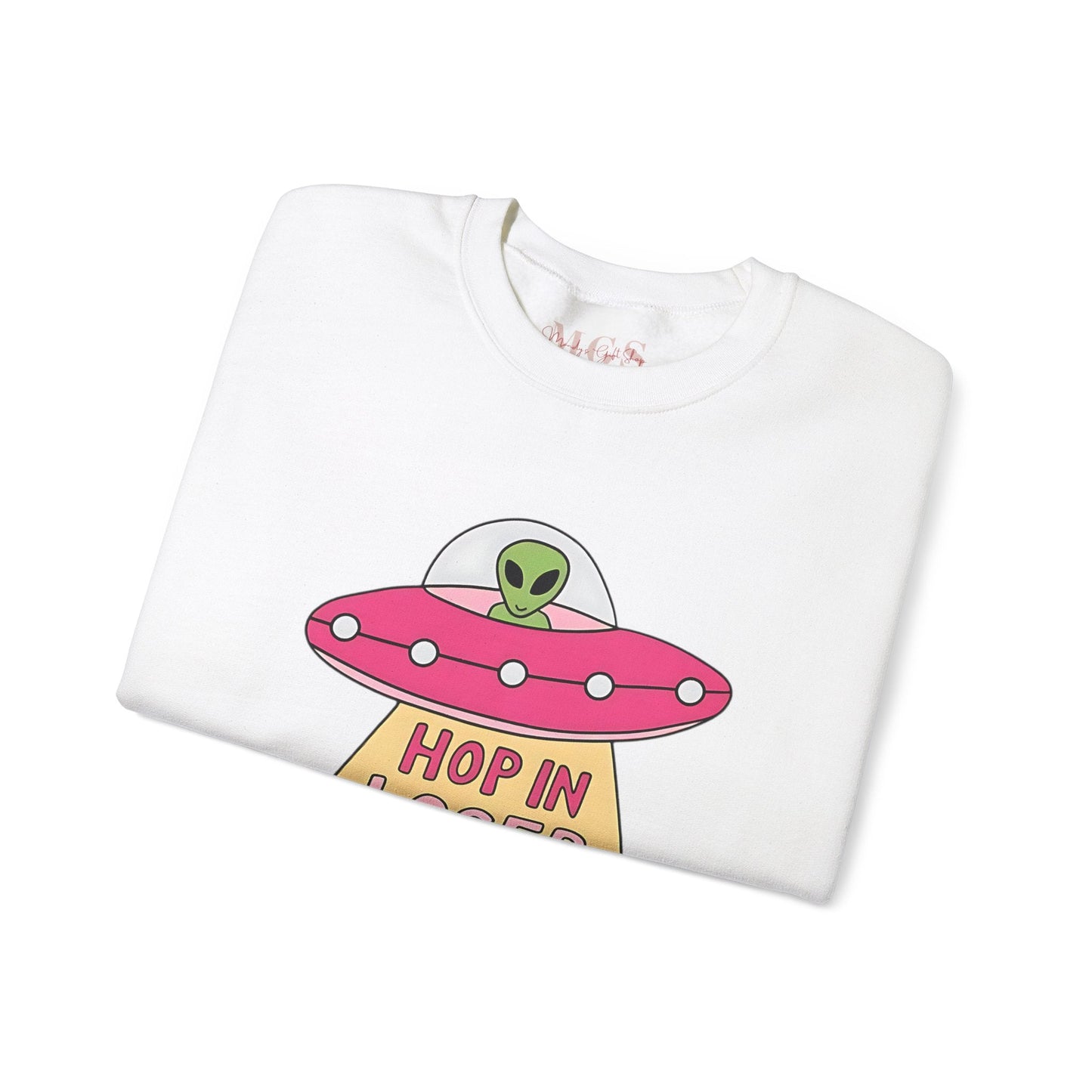 Hop in Bestie, We’re Going Insane Heavy Blend™ Crewneck Sweatshirt – Funny & Cozy Healthcare Apparel