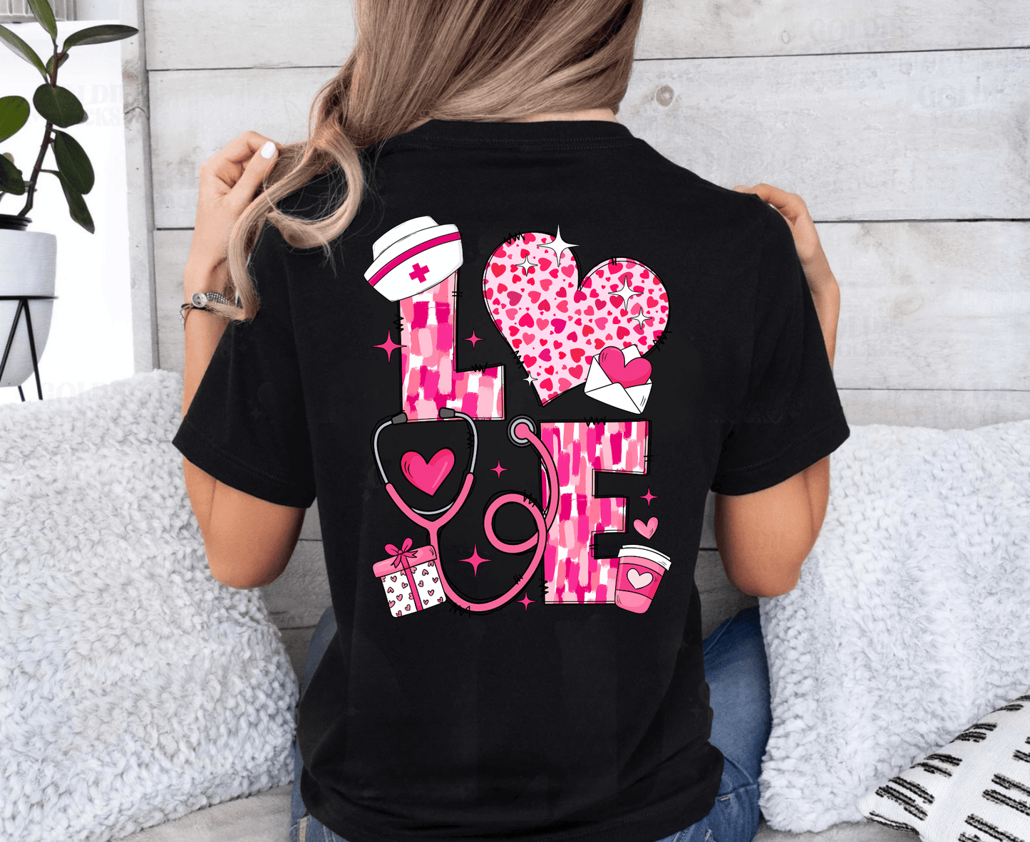 Love Valentine’s Day T-Shirt – Simple & Stylish Healthcare Valentine’s Apparel