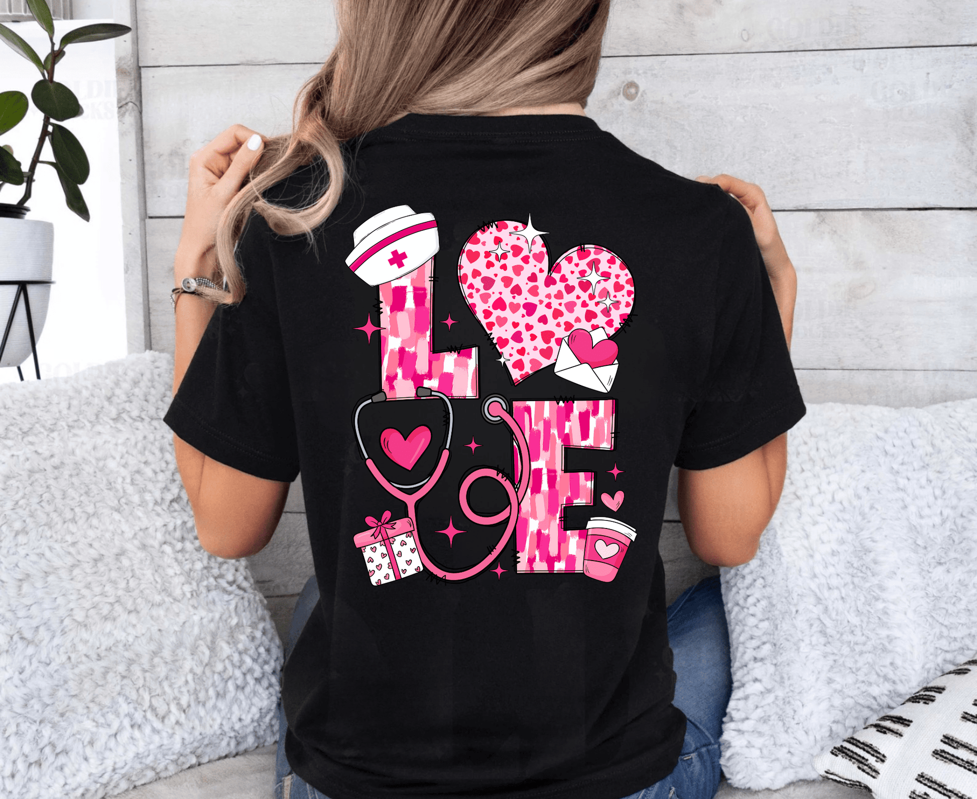 Love Valentine’s Day T-Shirt – Simple & Stylish Healthcare Valentine’s Apparel
