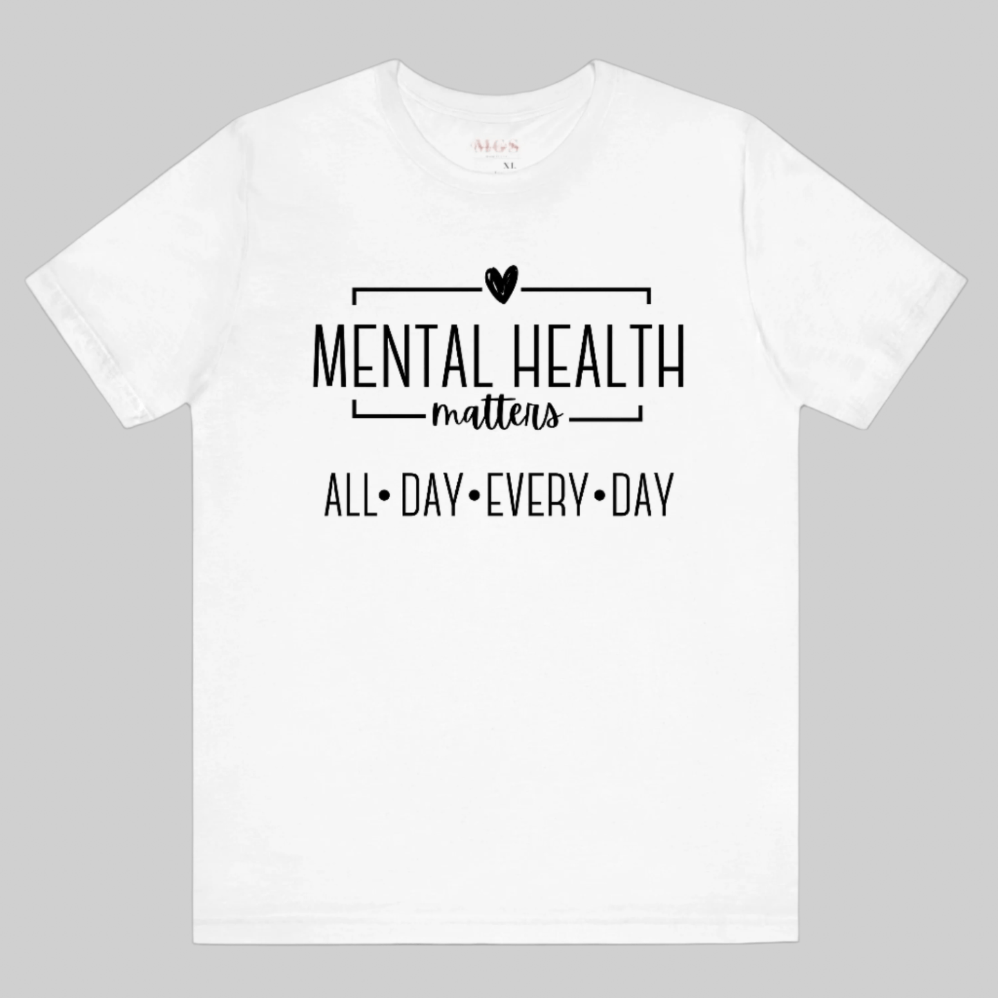 Mental Health Matters Women’s T-Shirt – Empowering Healthcare Apparel for Nurses & Professionals White