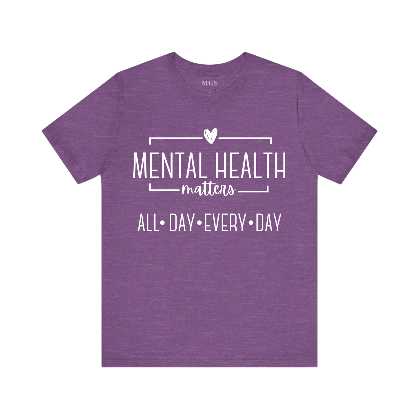 Mental Health Matters Women’s T-Shirt – Empowering Healthcare Apparel for Nurses & Professionals Lilac