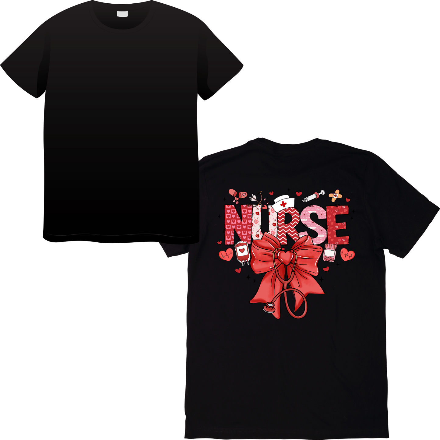 Nurse Valentine’s Day T-Shirt – Cute & Caring Healthcare Apparel for Nurses