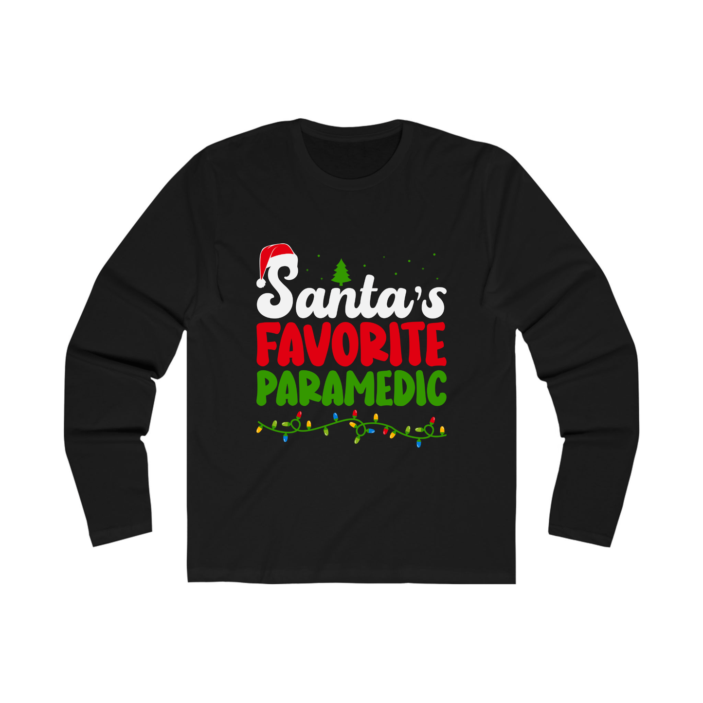 Santa’s Favorite Paramedic Shirt – Funny Christmas EMT Tee for First Responders & Healthcare Workers | Holiday Paramedic Gift