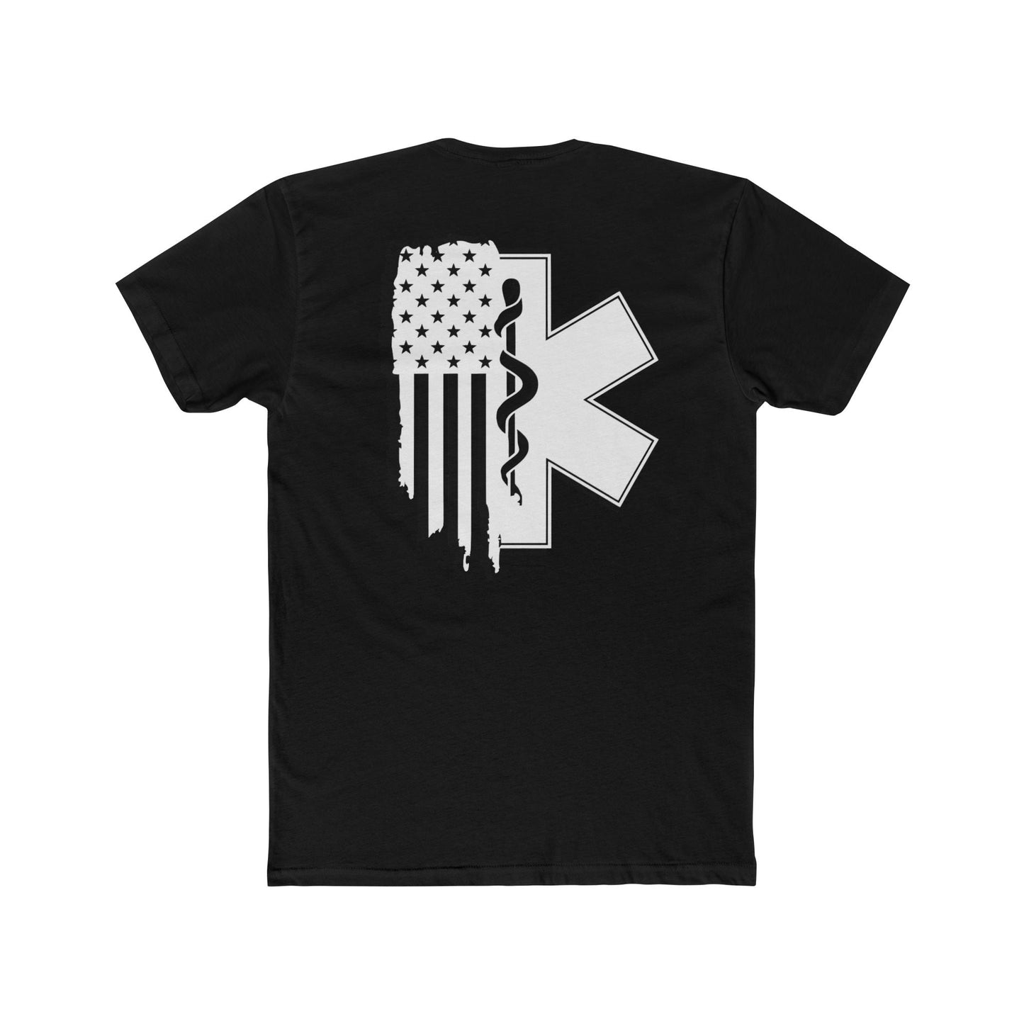 Star of Life EMS Shirt – EMT Paramedic American Flag First Responder Apparel