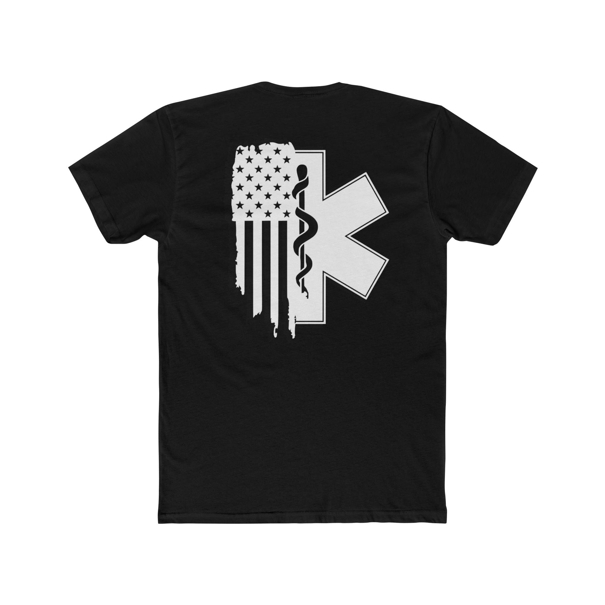Star of Life EMS Shirt – EMT Paramedic American Flag First Responder Apparel