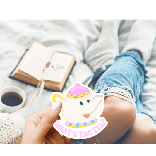 What’s the Tea Die-Cut Sticker – Fun & Stylish Healthcare Accessory for Nurses & Professionals