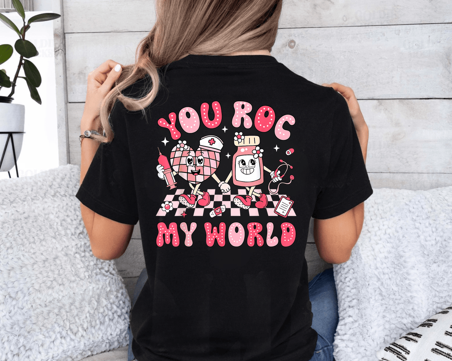 You Roc My World Valentine’s Day T-Shirt – Fun & Loving Healthcare Valentine’s Apparel